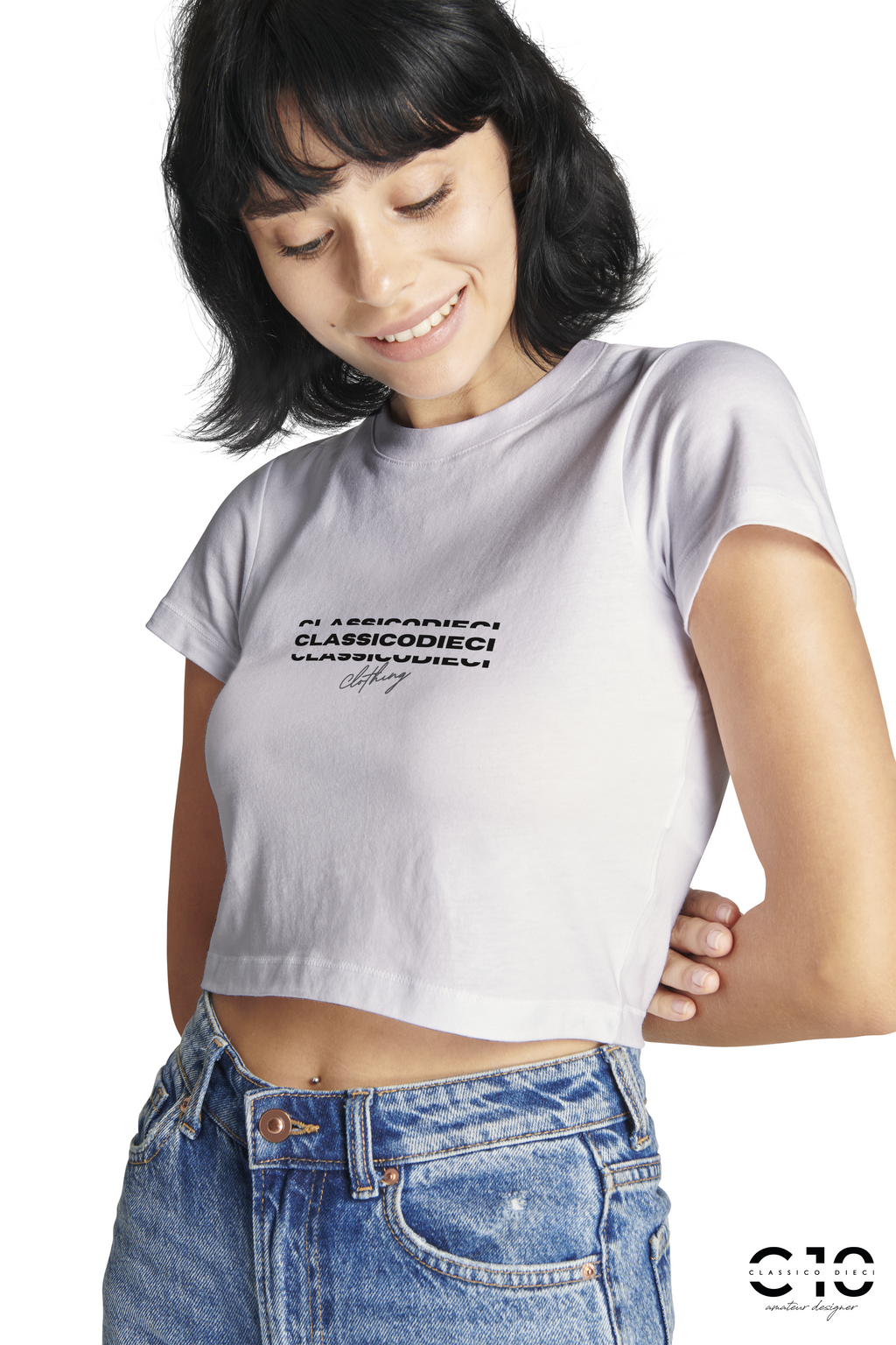T-shirt mod. CROP TOP LADY